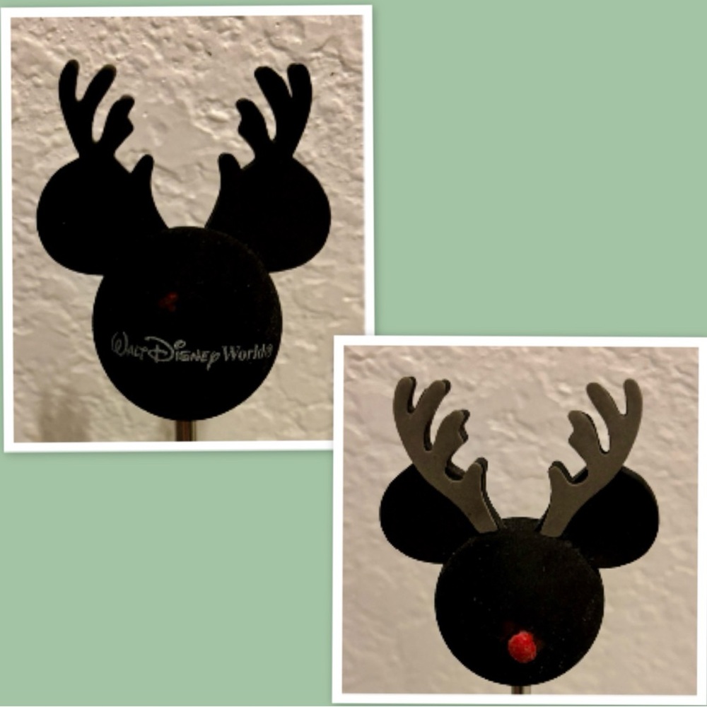 Disney Resort Christmas Mickey Mouse Reindeer Car Antenna Topper